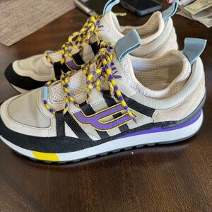Bally Glick T/107 Mixed Media Runner Sz 9.5D